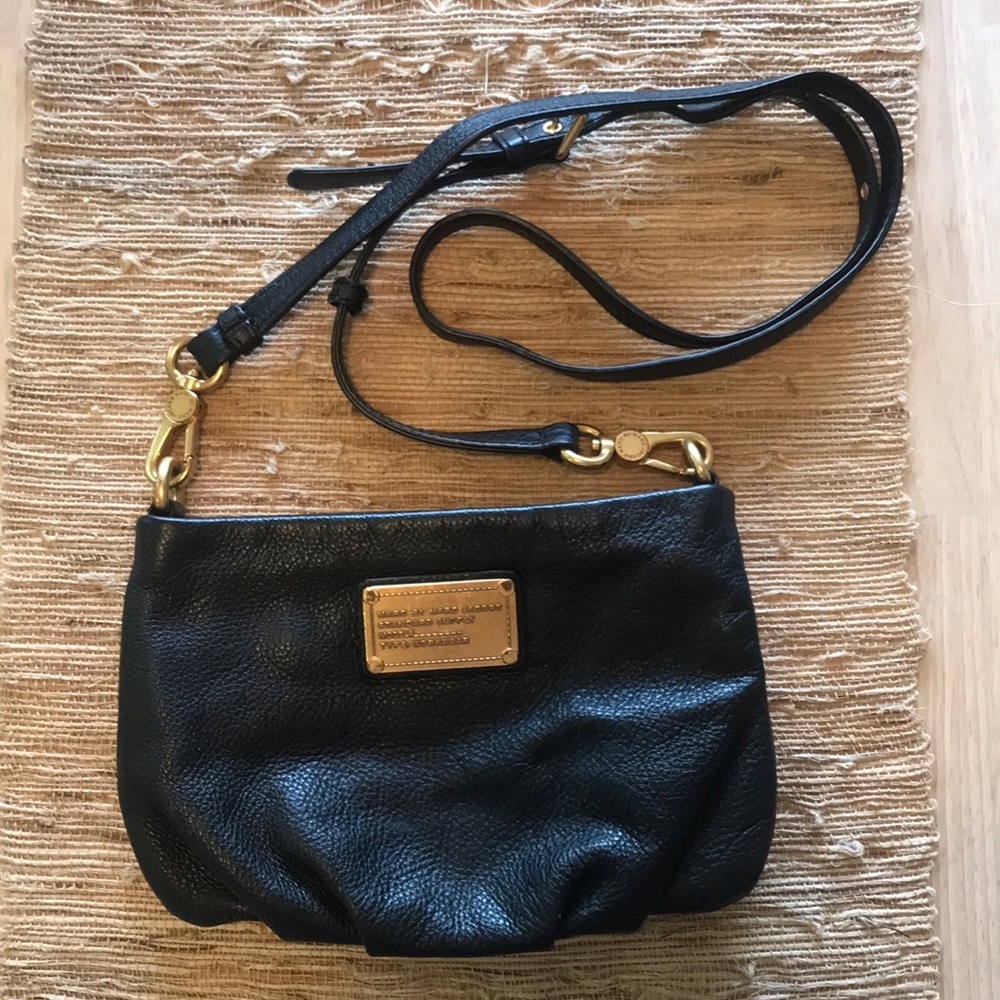 Marc by Marc Jacobs black leather cross body